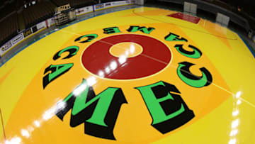 MILWAUKEE, WI - OCTOBER 24: A general view of the MECCA arena replica court to be used for the October 26, 2017 NBA game when the Milwaukee Bucks host the Boston Celtics in the UW-Milwaukee Panther Arena (formerly MECCA arena) in Milwaukee, Wisconsin. NOTE TO USER: User expressly acknowledges and agrees that, by downloading and or using this Photograph, user is consenting to the terms and conditions of the Getty Images License Agreement. Mandatory Copyright Notice: Copyright 2017 NBAE (Photo by Gary Dineen/NBAE via Getty Images)