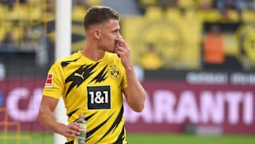 Thorgan Hazard's season has been affected by injuries (Photo by INA FASSBENDER/AFP via Getty Images)