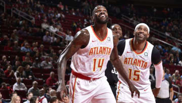 Dewayne Dedmon #14 of the Atlanta Hawks (Photo by Bill Baptist/NBAE via Getty Images)