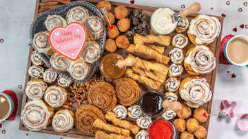 CinnaBoard by Cinnabon for Valentine's Day, photo provided by Cinnabon