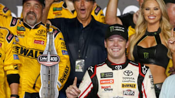 DAYTONA BEACH, FL - JULY 07: Erik Jones, driver of the #20 buyatoyota.com Toyota (Photo by Brian Lawdermilk/Getty Images)