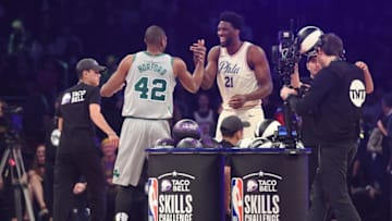 Al Horford, Joel Embiid | Philadelphia 76ers (Photo by Kevork Djansezian/Getty Images)