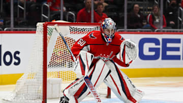 Zach Fucale, Washington Capitals Mandatory Credit: Brad Mills-USA TODAY Sports