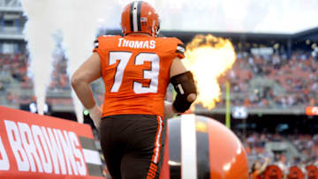 CLEVELAND, OH - DECEMBER 13, 2015: Left tackle Joe Thomas