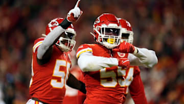 Kansas City Chiefs, Frank Clark Mandatory Credit: Jay Biggerstaff-USA TODAY Sports