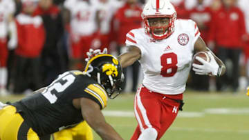 IOWA CITY, IA- NOVEMBER 25: Wide receiver Stanley Morgan Jr.