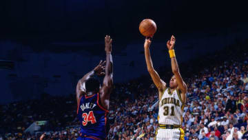 INDIANAPOLIS - MAY 7: Reggie Miller