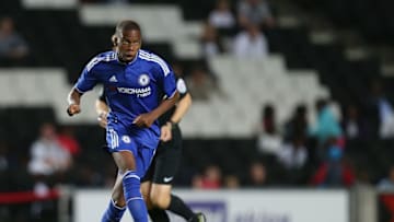 MILTON KEYNES, ENGLAND - AUGUST 03: Charley Musonda of Chelsea in action during the Pre-Season Friendly match between MK Dons and Chelsea XI at Stadium mk on August 3, 2015 in Milton Keynes, England. (Photo by Pete Norton/Getty Images)