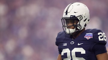 GLENDALE, AZ - DECEMBER 30: Running back Saquon Barkley