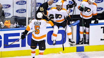 Philippe Myers, Philadelphia Flyers (Photo by Elsa/Getty Images)