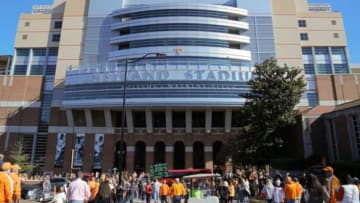 Nov 14, 2015; Knoxville, TN, USA; General view of Neyland Stadium before the game between the Tennessee Volunteers and the North Texas Mean Green. Mandatory Credit: Randy Sartin-USA TODAY Sports
