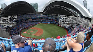 Toronto Blue Jays (Photo by Tom Szczerbowski/Getty Images) *** Local Caption ***
