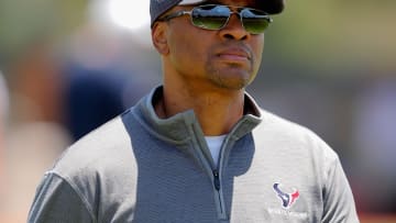 HOUSTON, TX - MAY 16: General Manager Rick Smith of the Houston Texans during rookie minicamp on May 16, 2014 in Houston, Texas. (Photo by Bob Levey/Getty Images)