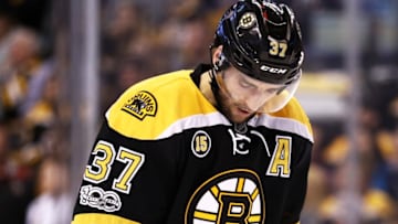BOSTON, MA - APRIL 23: Patrice Bergeron
