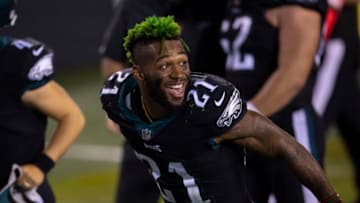 PHILADELPHIA, PA - OCTOBER 22: Jalen Mills #21 of the Philadelphia Eagles (Photo by Mitchell Leff/Getty Images)