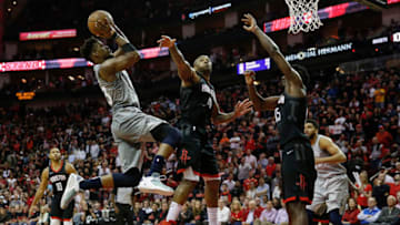 HOUSTON, TX - APRIL 15: Jimmy Butler. (Photo by Tim Warner/Getty Images)