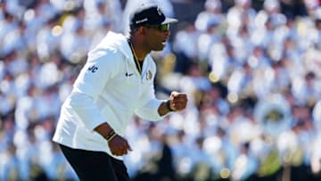 Deion Sanders is the "rare coach" who can turn down the biggest offers to pry him away from the Colorado football program Mandatory Credit: Ron Chenoy-USA TODAY Sports