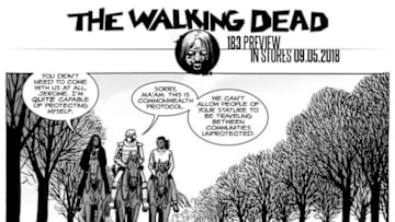 The Walking Dead 183 preview panels - Image Comics and Skybound