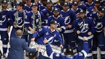 TAMPA, FLORIDA - JULY 07: Stanley Cup. (Photo by Mike Carlson/Getty Images)