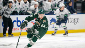 KENT, WASHINGTON - JANUARY 11: Montreal Canadiens prospect Gianni Fairbrother (Photo by Christopher Mast/Getty Images)