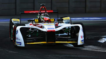 MEXICO CITY, MEXICO - MARCH 03: Daniel Abt of Germany and Audi Sport Abt Schaeffler competes during the Mexico E-Prix as part of the Formula E Championship at Autodromo Hermanos Rodriguez on March 03, 2018 in Mexico City, Mexico. (Photo by Manuel Velasquez/Getty Images)