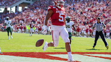 Rakeem Boyd, Arkansas football (Photo by Wesley Hitt/Getty Images)