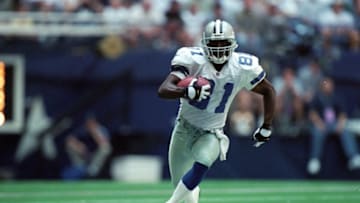 3 Oct 1999: Raghib Ismail #81 of the Dallas Cowboys carries the ball during the game against the Arizona Cardinals at the Texas Stadium in Dallas, Texas. The Cowboys defeated the Cardinals 35-7. Mandatory Credit: Matthew Stockman /Allsport
