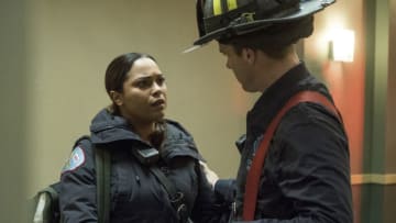 CHICAGO FIRE -- "When They See Us Coming" Episode 618 -- Pictured: Monica Raymund as Gabriela Dawson -- (Photo by: Elizabeth Morris/NBC)