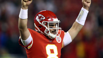 Quarterback Matt Moore #8 of the Kansas City Chiefs (Photo by Jamie Squire/Getty Images)