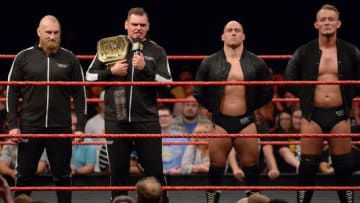 Imperium stand tall in the September 11, 2019 episode of NXT UK. Photo courtesy WWE.com