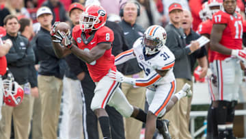ATHENS, GA - NOVEMBER 12: Wide receiver Riley Ridley