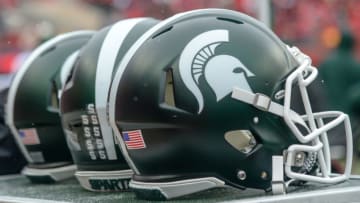 Michigan State football helmet (Photo by Steven Branscombe/Getty Images)