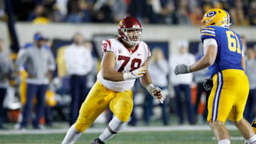 BERKELEY, CA - NOVEMBER 16: Jay Tufele #78 of the USC Trojans in action on defense during a game against the California Golden Bears at California Memorial Stadium on November 16, 2019 in Berkeley, California. (Photo by Joe Robbins/Getty Images)