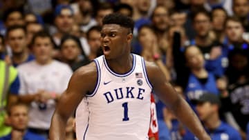 Duke basketball forward Zion Williamson (Photo by Streeter Lecka/Getty Images)