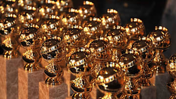BEVERLY HILLS, CA - JANUARY 06: The new 2009 Golden Globe statuettes are on display during an unveiling by the Hollywood Foreign Press Association at the Beverly Hilton Hotel on January 6, 2009 in Beverly Hills, California. The 66th annual Golden Globe Awards are scheduled for January 11. (Photo by Frazer Harrison/Getty Images)