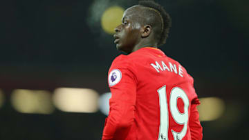 LIVERPOOL, ENGLAND - DECEMBER 27: Sadio Mane of Liverpool during the Premier League match between Liverpool and Stoke City at Anfield on December 27, 2016 in Liverpool, England. (Photo by Alex Livesey/Getty Images)