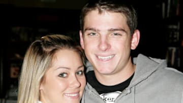COSTA MESA, CA - NOVEMBER 19: Reality TV stars Lauren Conrad and Talan Torriero pose during a book signing of "Laguna Beach - The Real Orange County: Life Inside The Bubble" at Book Soup South Coast Plaza on November 19, 2005 in Costa Mesa, California. (Photo by David Livingston/Getty Images)