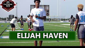 Baton Rouge Dunham (LA) 2027 QB Elijah Haven at UA Next Future 50 | Offensive Team MVP