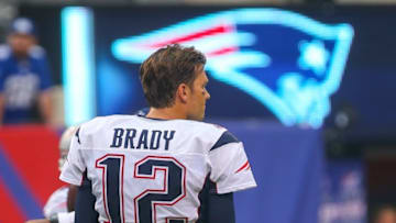 Tom Brady (12) New England Patriots - Ed Mulholland-USA TODAY Sports