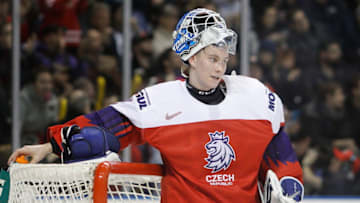 Goaltender Lukas Dostal #2 of the Czech Republic (Photo by Kevin Light/Getty Images)
