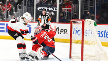 Ilya Samsonov, Washington Capitals Mandatory Credit: Brad Mills-USA TODAY Sports