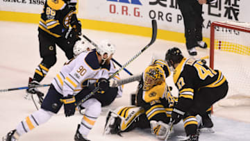 BOSTON, MA - OCTOBER 21: Anton Khudobin