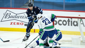 Winnipeg Jets, Blake Wheeler #26 (Mandatory Credit: Terrence Lee-USA TODAY Sports)