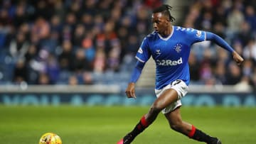 GLASGOW, SCOTLAND - MARCH 04: Joe Aribo of Rangers is seen in action during the Ladbrokes Premiership match between Rangers and Hamilton Academical at Ibrox Stadium on March 04, 2020 in Glasgow, Scotland. (Photo by Ian MacNicol/Getty Images)