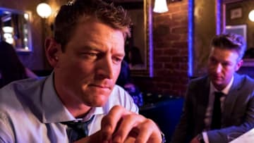 LAW & ORDER: SPECIAL VICTIMS UNIT -- "Man Up" Episode 2001 -- Pictured: (l-r) Philip Winchester as Peter Stone, Peter Scanavino as Dominick "Sonny" Carisi -- (Photo by: Barbara Nitke/NBC)
