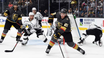 LAS VEGAS, NEVADA - SEPTEMBER 27: Paul Stastny #26 of the Vegas Golden Knights skates during the first period against the Los Angeles Kings at T-Mobile Arena on September 27, 2019 in Las Vegas, Nevada. (Photo by David Becker/NHLI via Getty Images)