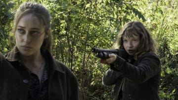 Alycia Debnam-Carey as Alicia Clark, Zoe Colletti as Dakota - Fear the Walking Dead _ Season 6, Episode 14 - Photo Credit: Ryan Green/AMC