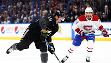 Apr 2, 2022; Tampa, Florida, USA; Ondrej Palat. Mandatory Credit: Kim Klement-USA TODAY Sports