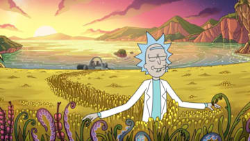 Rick appreciating the little things in season 4 of Rick and Morty. New season premieres in November.