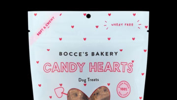 Candy Hearts Dog Treats from Bocce's Bakery. Image courtesy Bocce's Bakery